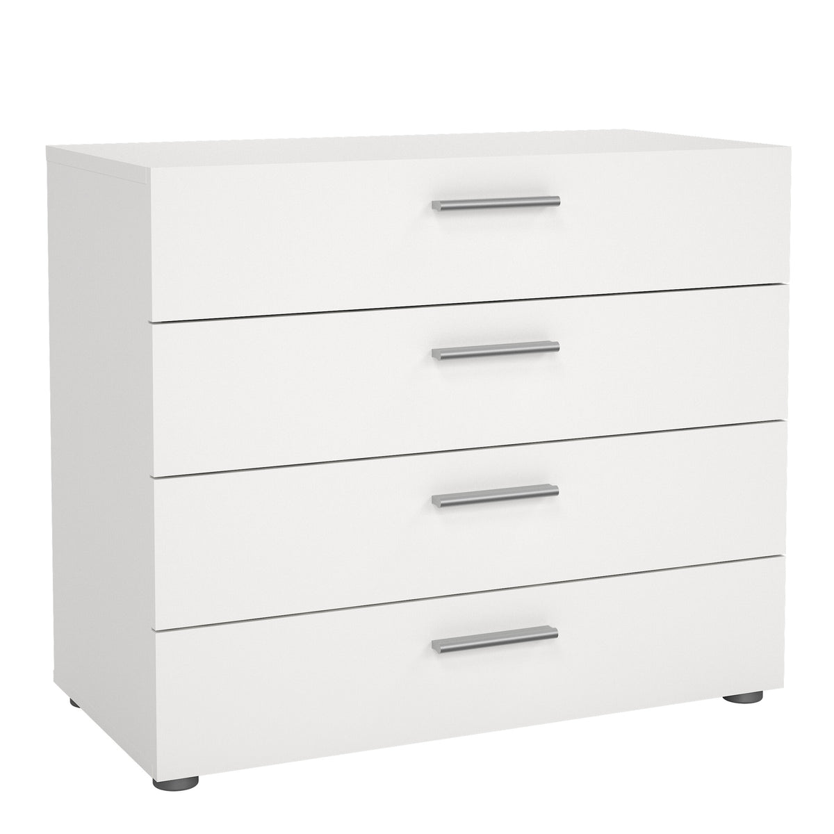 Pepe Chest of 4 Drawers in White — front view