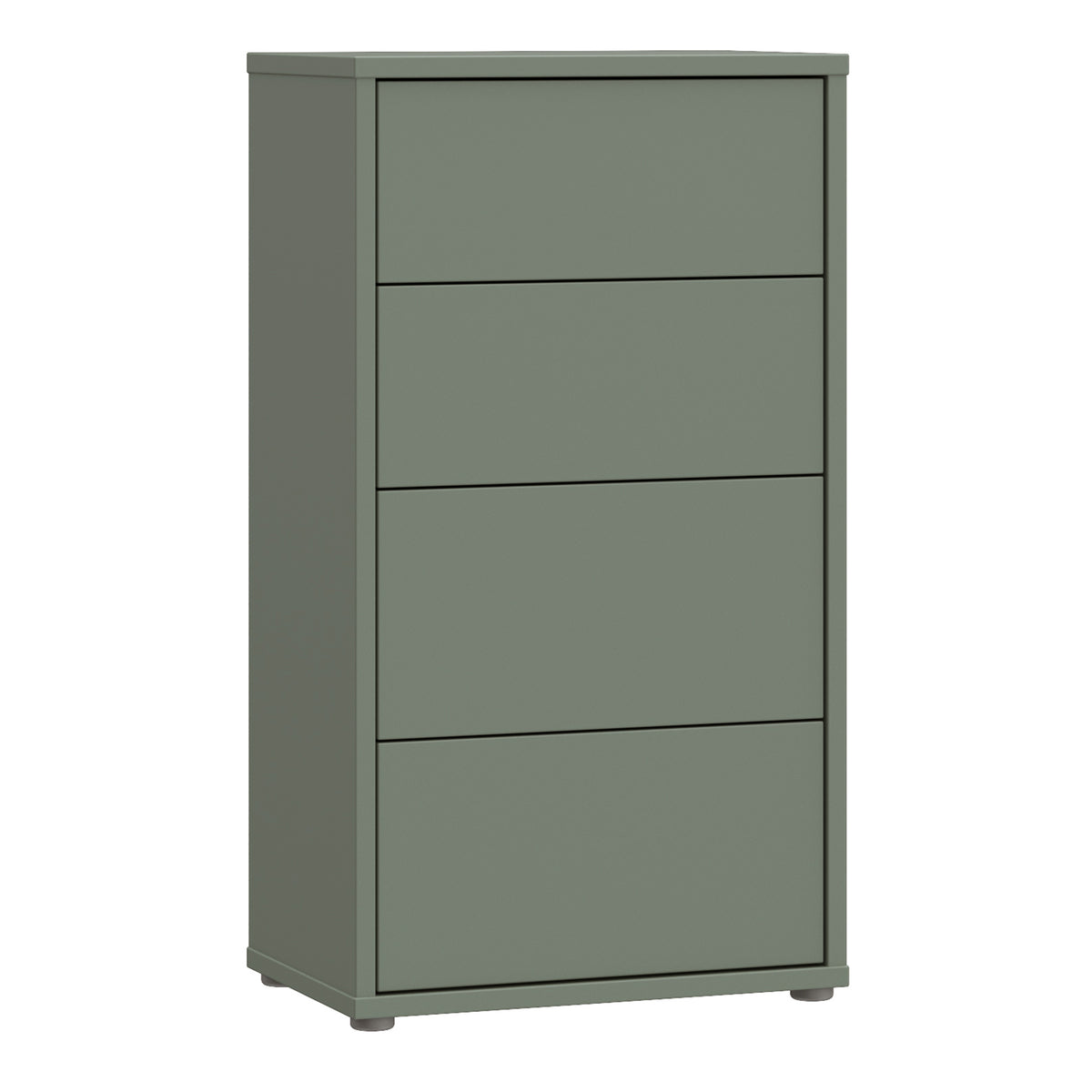 Alice Springs Tall 4 Drawer Chest with Push — front view