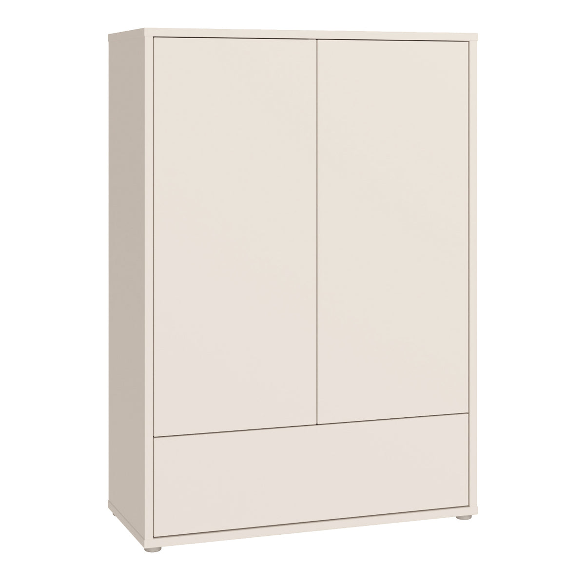 Alice Springs 2 Door Low Wardrobe with Push — front view