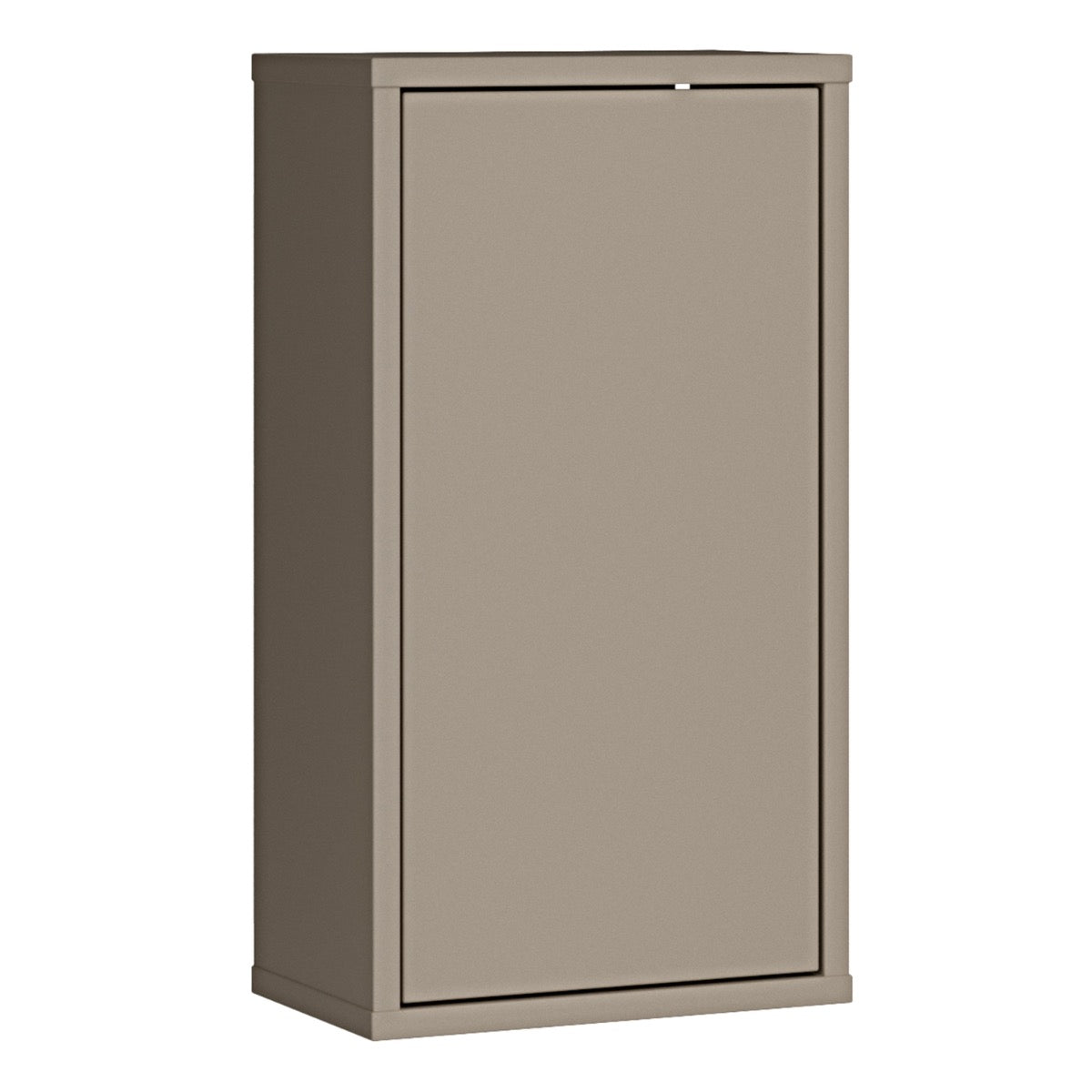 Alice Springs Hanging Storage Cupboard - Taupe 1 Door Push-to-Open