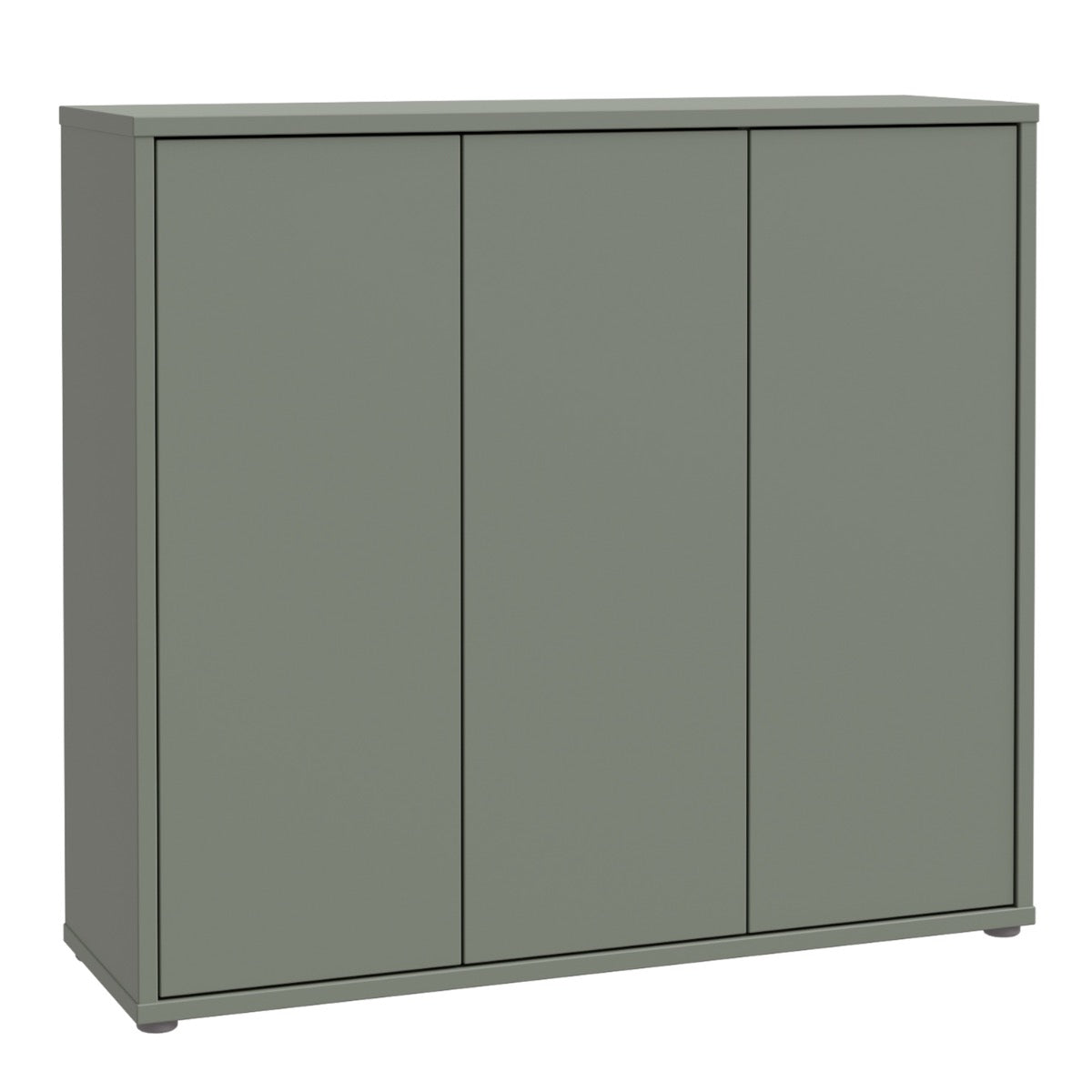 Alice Springs Sage Green Shoe Cabinet - 3 Door Push-to-Open Storage