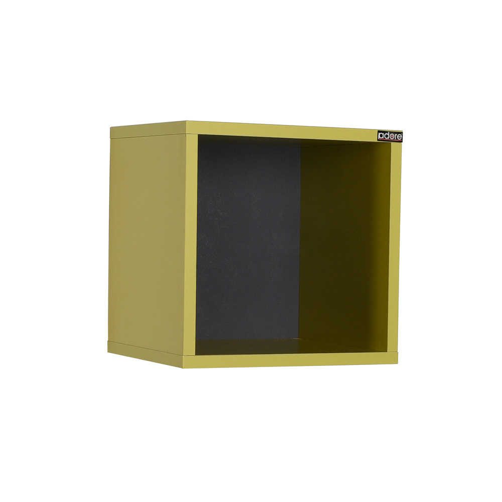 Adore Cube Wall Mounted Shelf Bedside Table - Pear Green