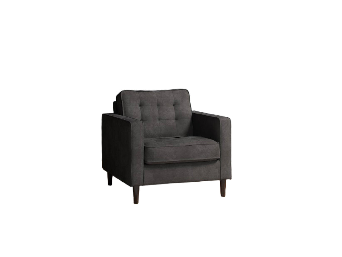Toledo CRIB5 Contract Sofa — Graphite fabric, 1 seat armchair