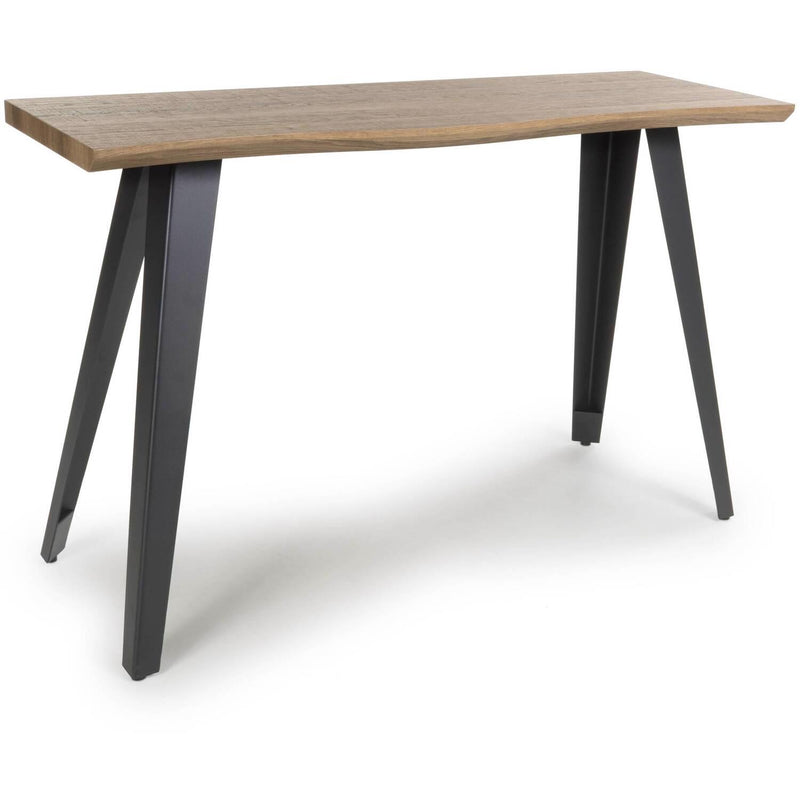 Nassau Wave Edge Console Table - Oak