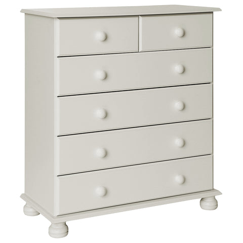 Copenhagen 2 and 4 Drawer Chest in White - view 1