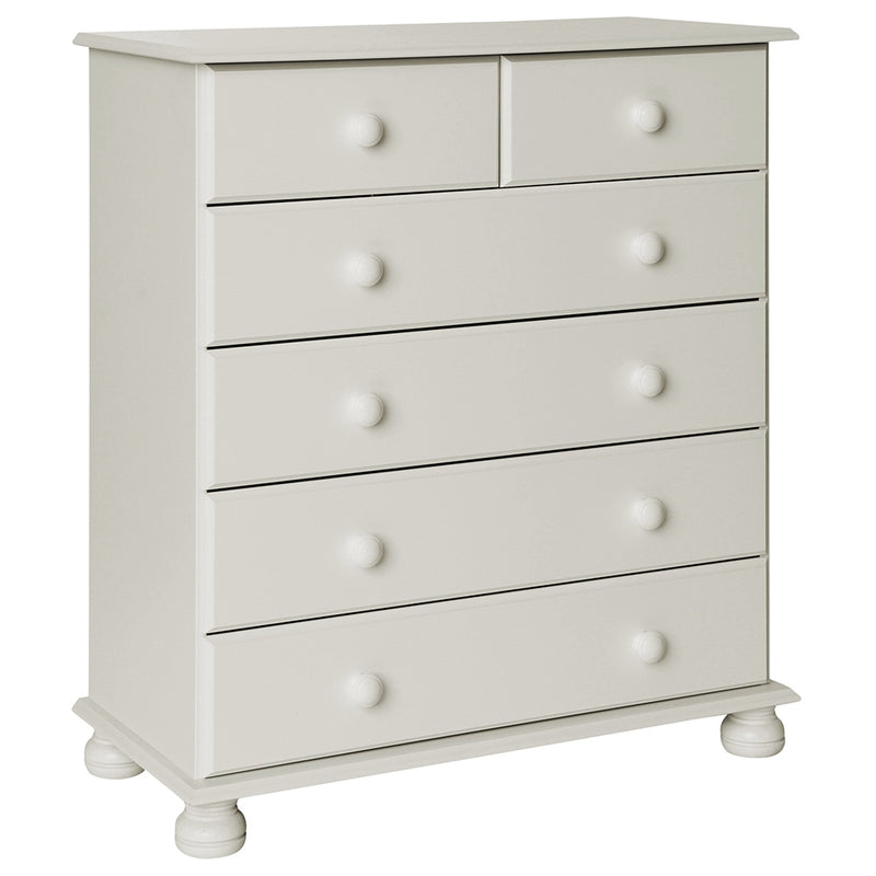 Copenhagen 2 and 4 Drawer Chest in White - view 1
