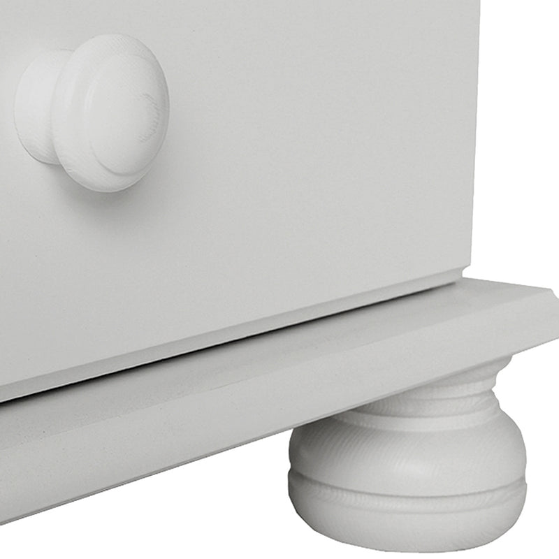 Copenhagen 2 and 4 Drawer Chest in White - view 3