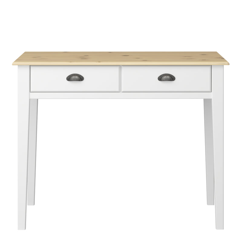 Nola Hall Table in White and Pine - view 2