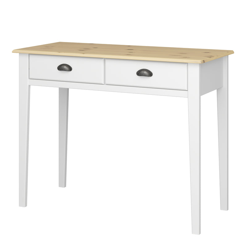 Nola Hall Table in White and Pine - view 3