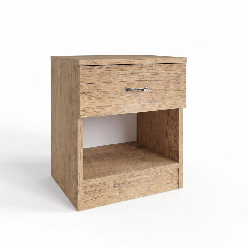 Promo 1 Drawer Nightstand With Shelf - Oak