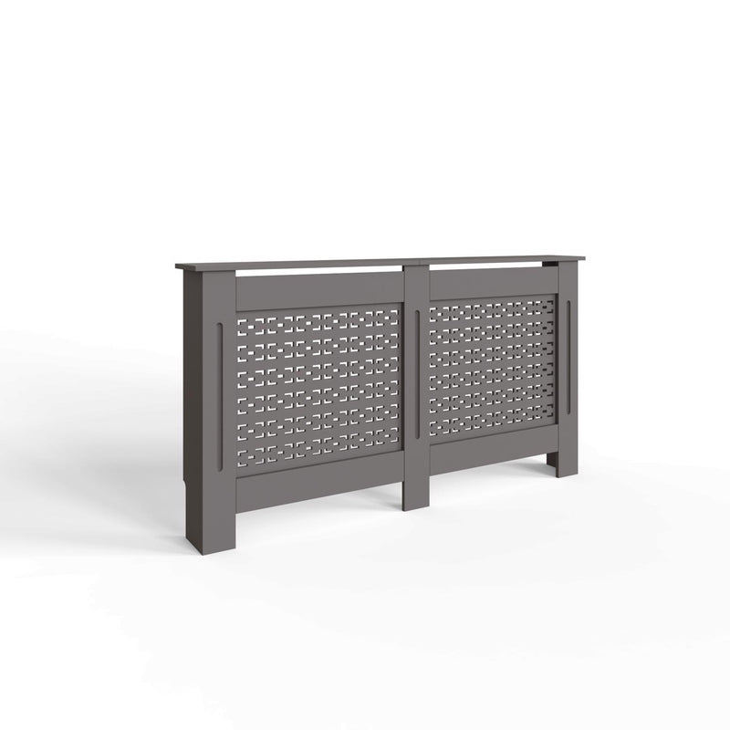 FWStyle Geometric Pattern Large Grey Radiator Cover