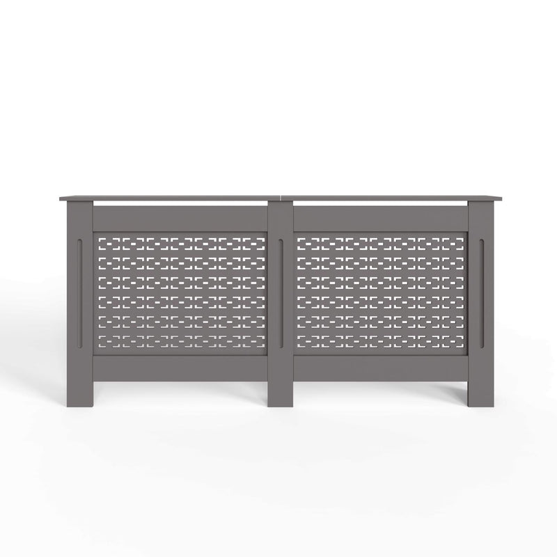FWStyle Geometric Pattern Extra Large Grey Radiator Cover