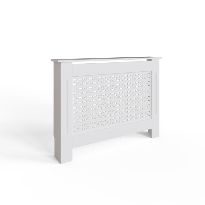 FWStyle Geometric Pattern Medium White Radiator Cover