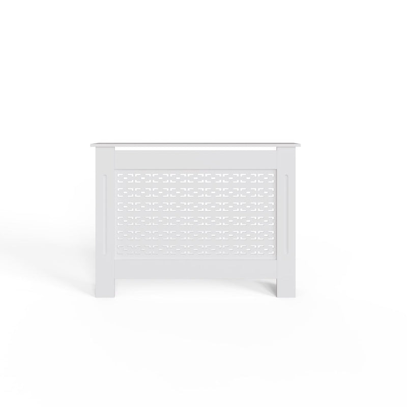 FWStyle Geometric Pattern Medium White Radiator Cover