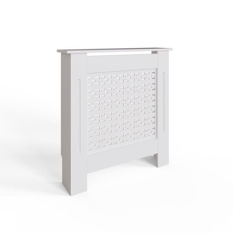 FWStyle Geometric Pattern Small White Radiator Cover
