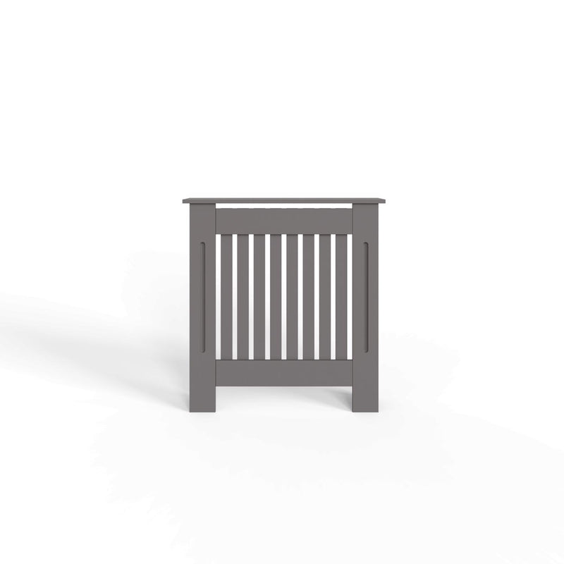 FWStyle Vertical Slat Small MDF Grey Radiator Cover