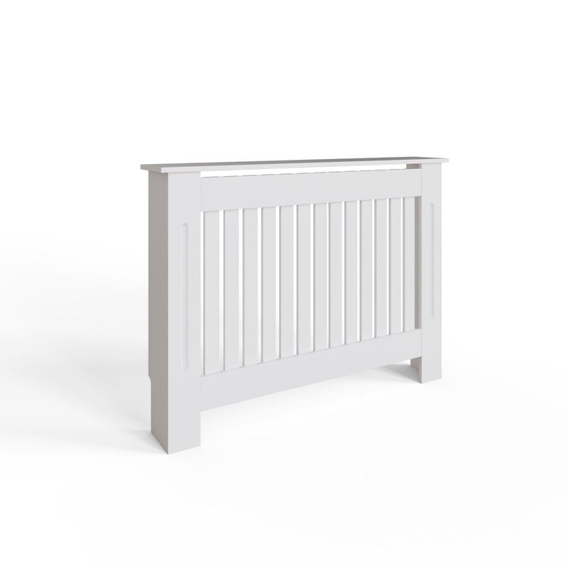 FWStyle Vertical Slat Medium MDF White Radiator Cover