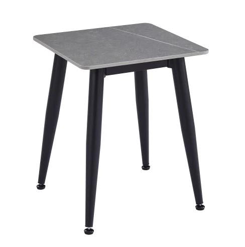 Monaco Sintered Stone Side Table Granite Effect - Grey