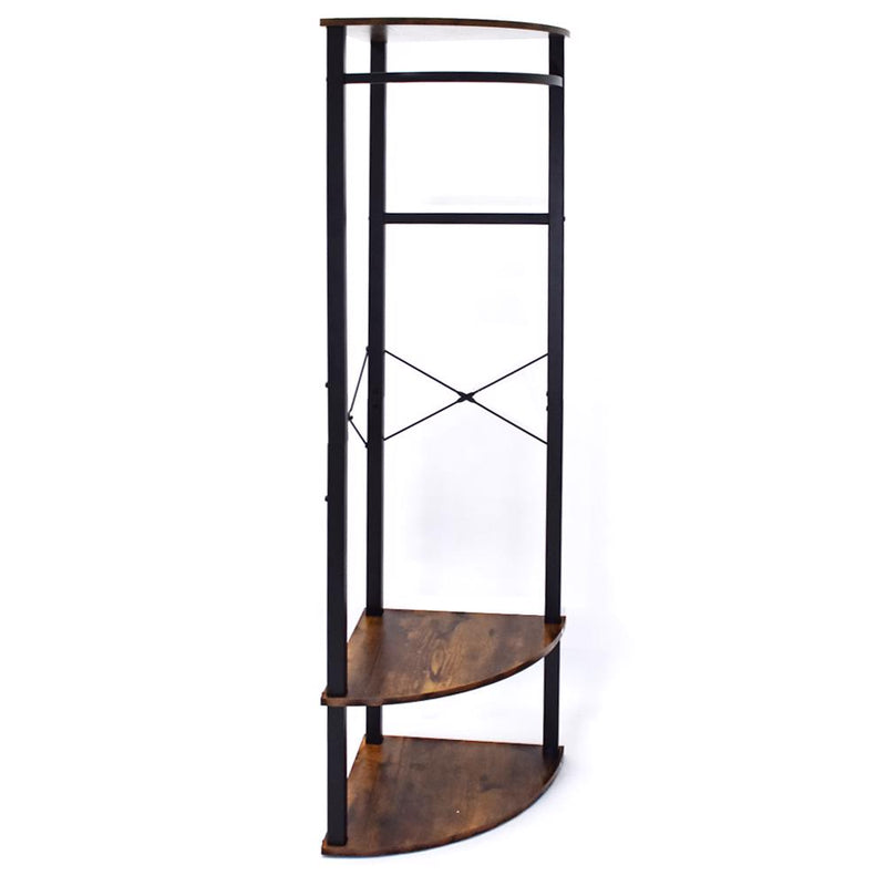 Industrial Design Corner Hallway Storage Hanging Rack