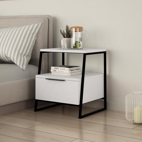 Pal Modern Nightstand White