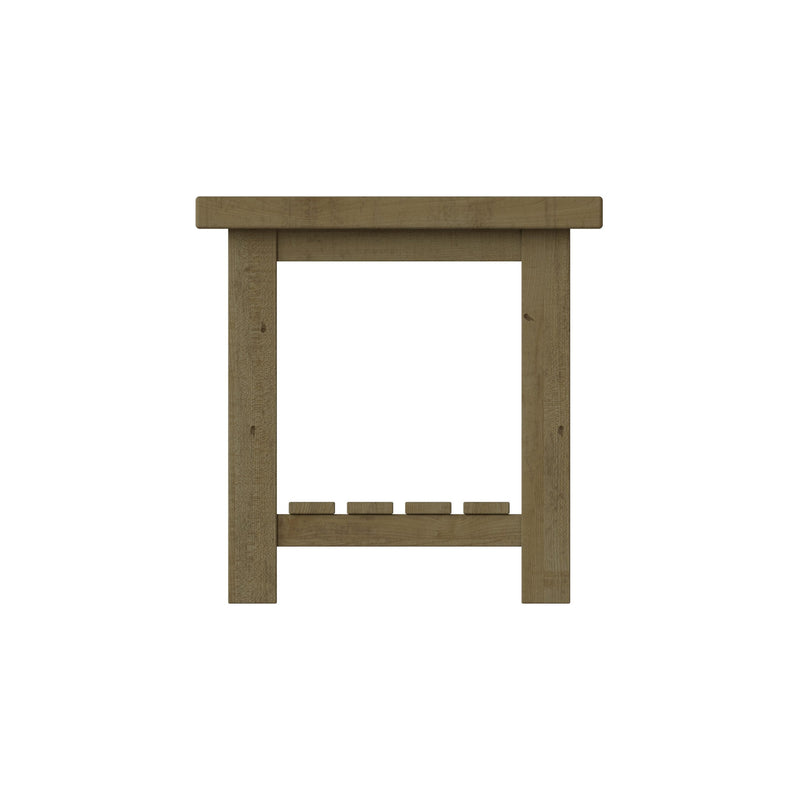 Saltash Lamp Side Table - Solid Reclaimed Natural Pine