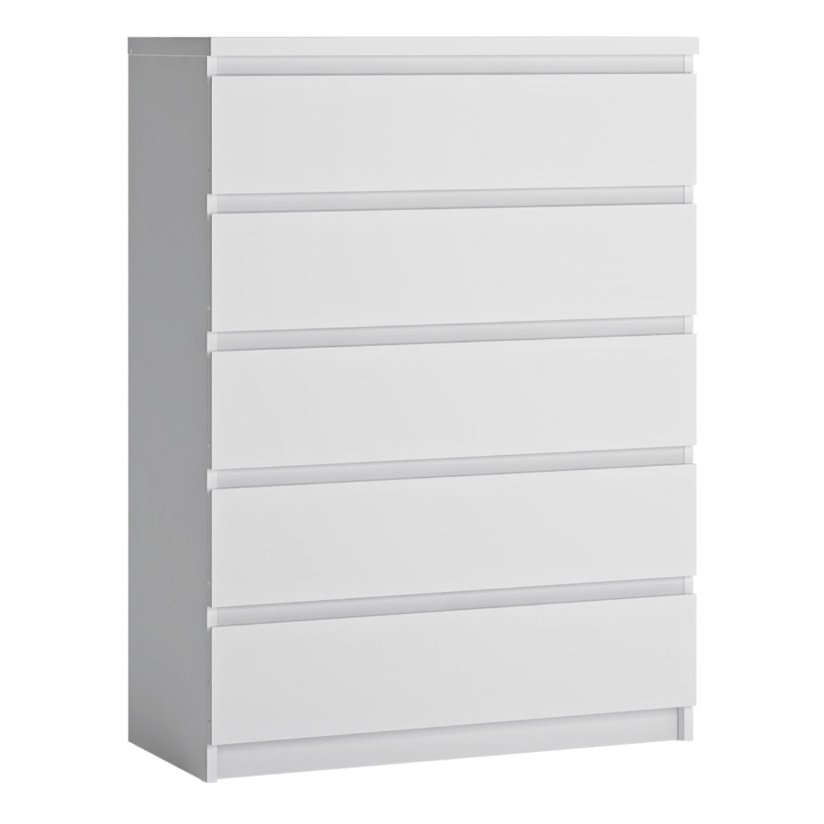 Fribo Chest Of 5 Drawers in Alpine White — front view
