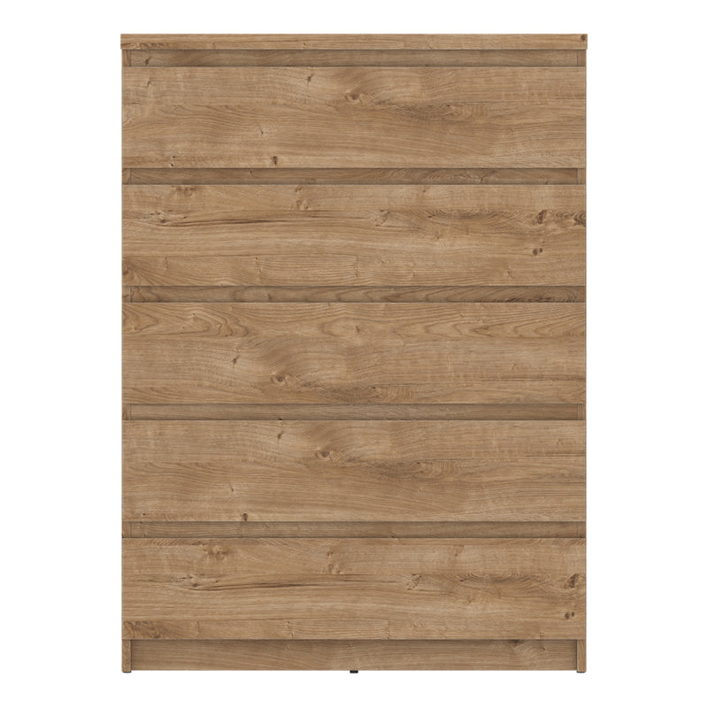 Fribo Chest of 5 Drawers in Golden Ribbeck Oak — side angle