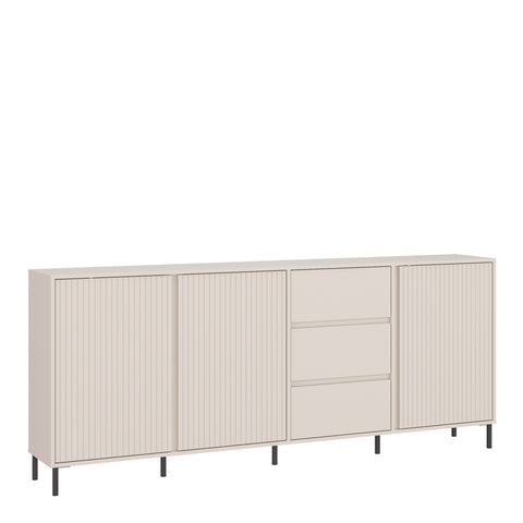 Avenale Sideboard 3 Door 3 Drawer in Cashmere — front view
