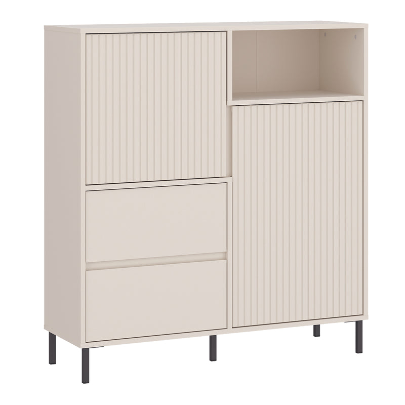 Avenale Sideboard 2 Door 2 Drawer in Cashmere — front view