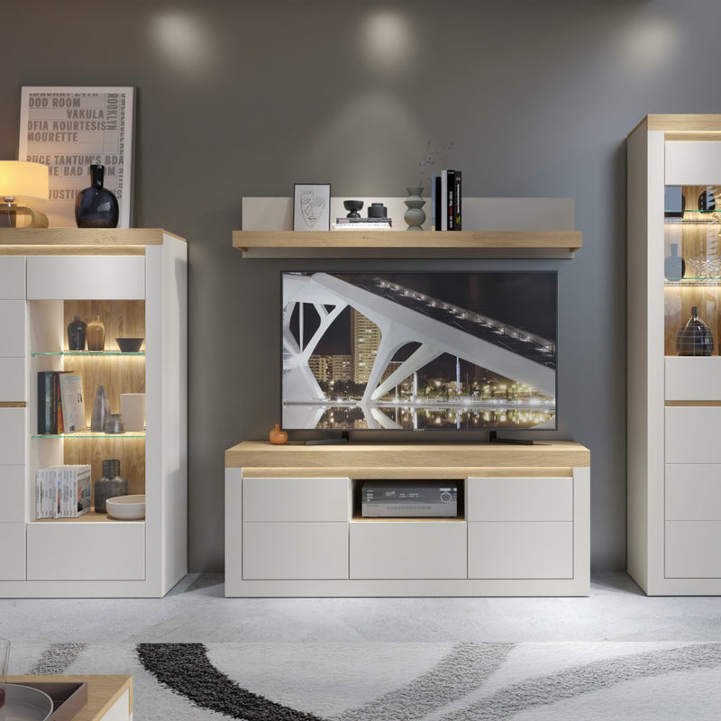 Naxxar TV Cabinet 2 Doors 1 Drawer - detail