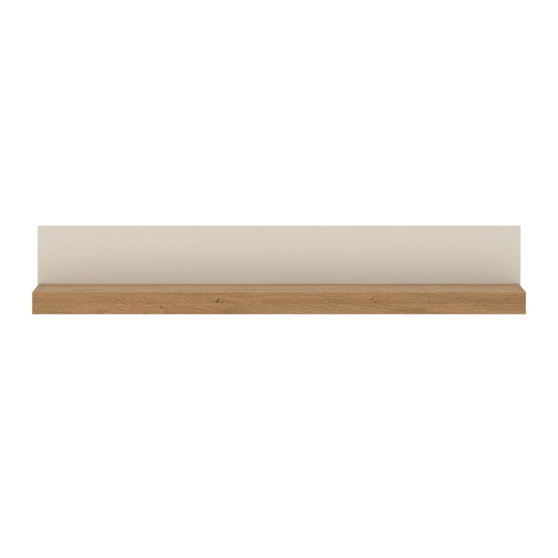 Naxxar Wall Shelf 154cm in Cashmere and Stone Oak - view 2