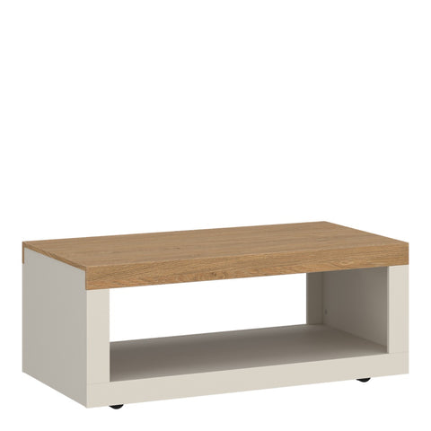 Naxxar Coffee Table in Cashmere and Stone Oak - view 1