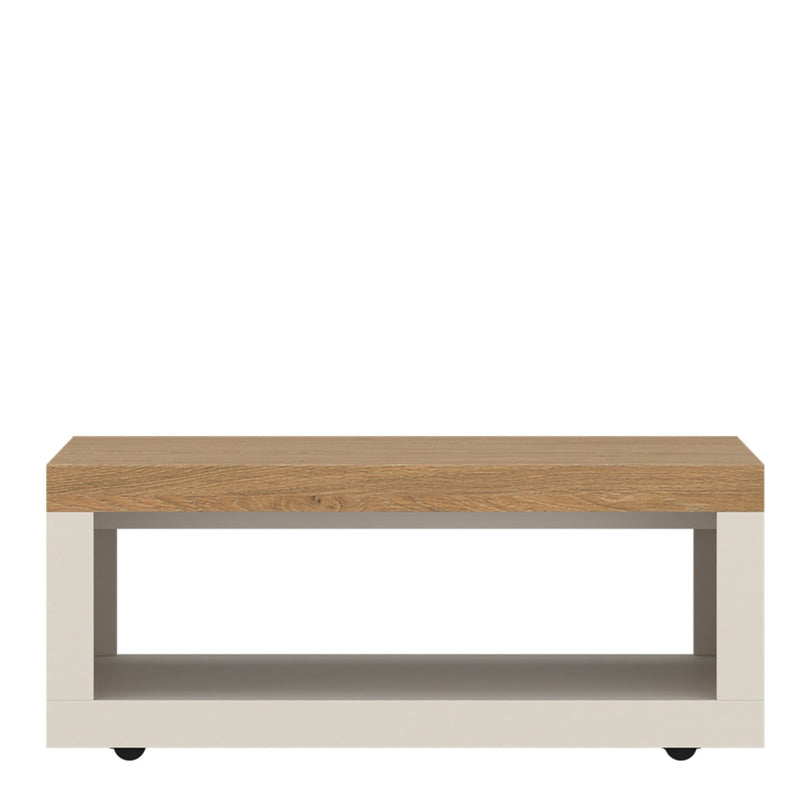 Naxxar Coffee Table in Cashmere and Stone Oak - view 2