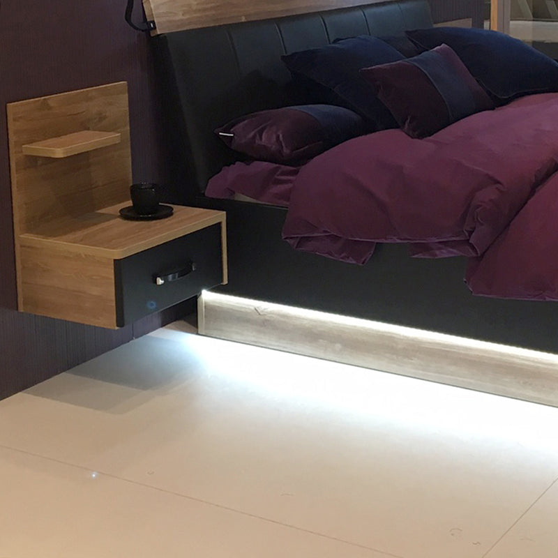 Cabinet Light Warm White LED strip 175 cm — side angle