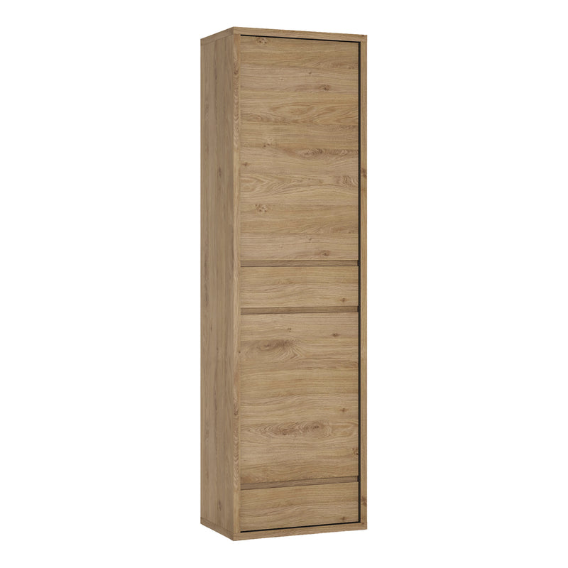 Shetland 2 Door 2 Drawer Narrow Cabinet — front view