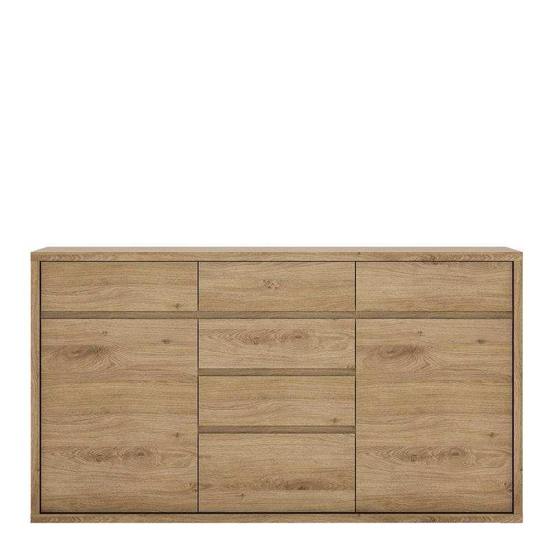 Shetland 2 Door 6 Drawer Chest — side angle