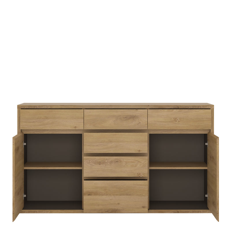 Shetland 2 Door 6 Drawer Chest — detail view