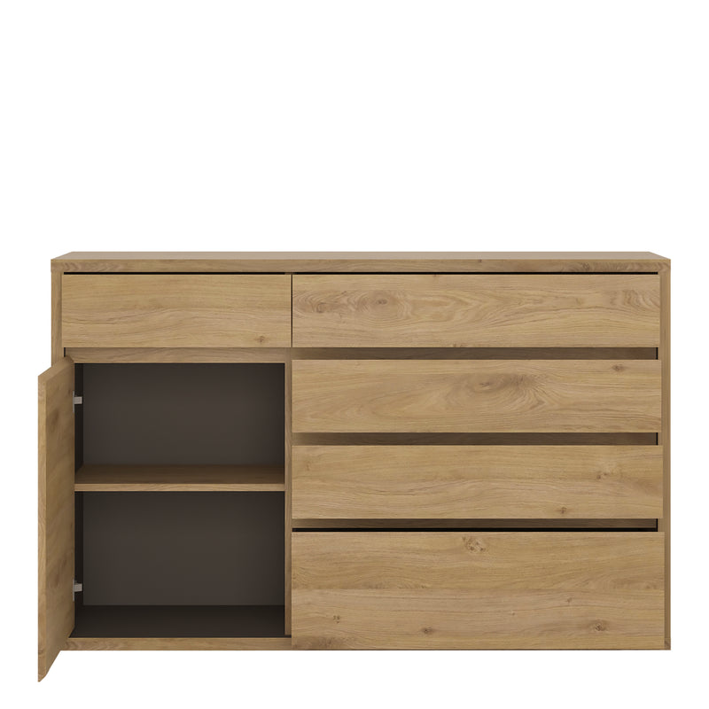 Shetland 1 Door 5 Drawer Cupboard — detail view