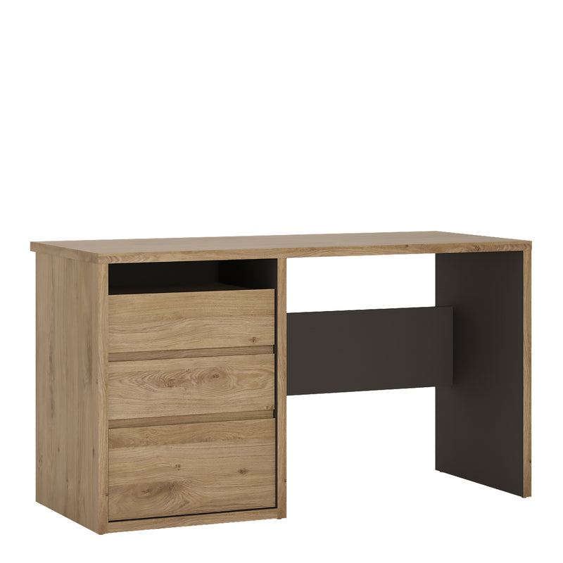 Shetland 3 Drawer Desk — front view