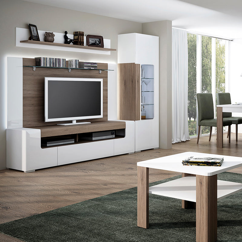 Toronto 190cm wide TV Cabinet — alternative angle