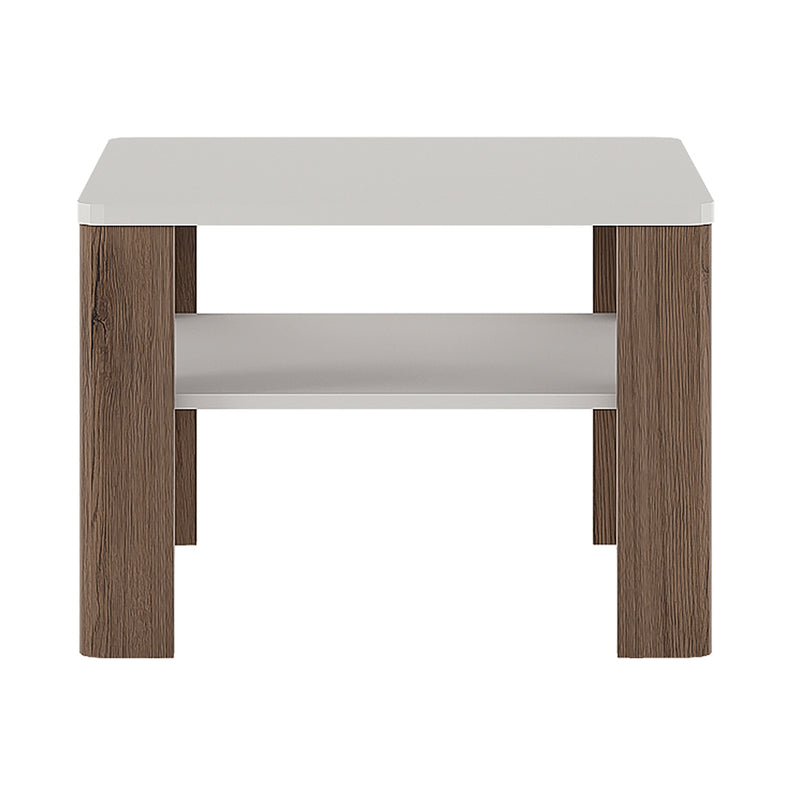 Toronto Coffee Table with shelf — side angle
