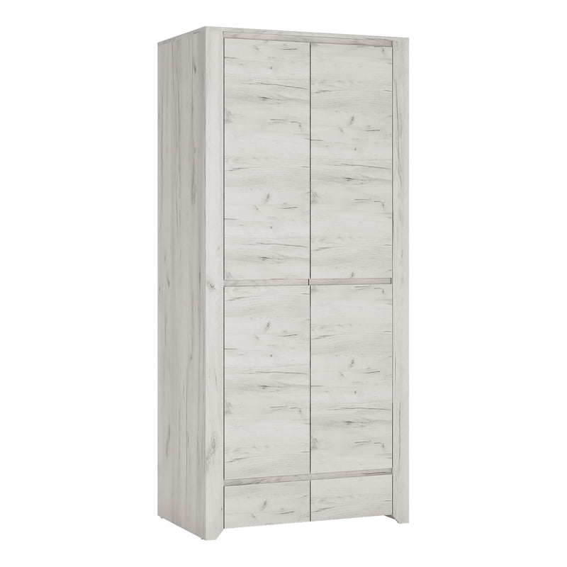Angel 2 Door 2 Drawer Fitted Wardrobe — front view