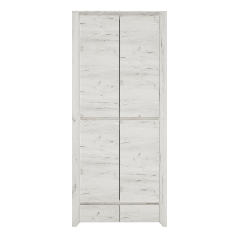 Angel 2 Door 2 Drawer Fitted Wardrobe — side angle