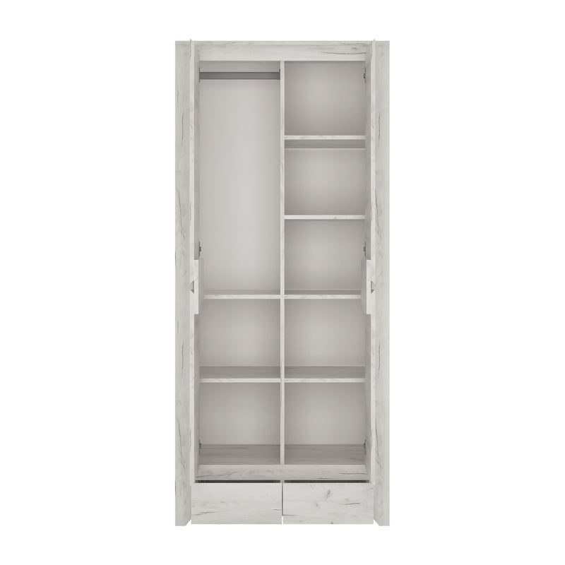 Angel 2 Door 2 Drawer Fitted Wardrobe — detail view