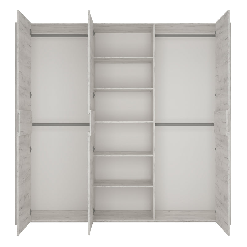 Angel 3 Door Wardrobe — side angle