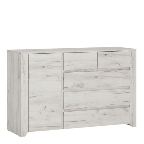 Angel 1 Door 2+3 Drawer Chest — front view
