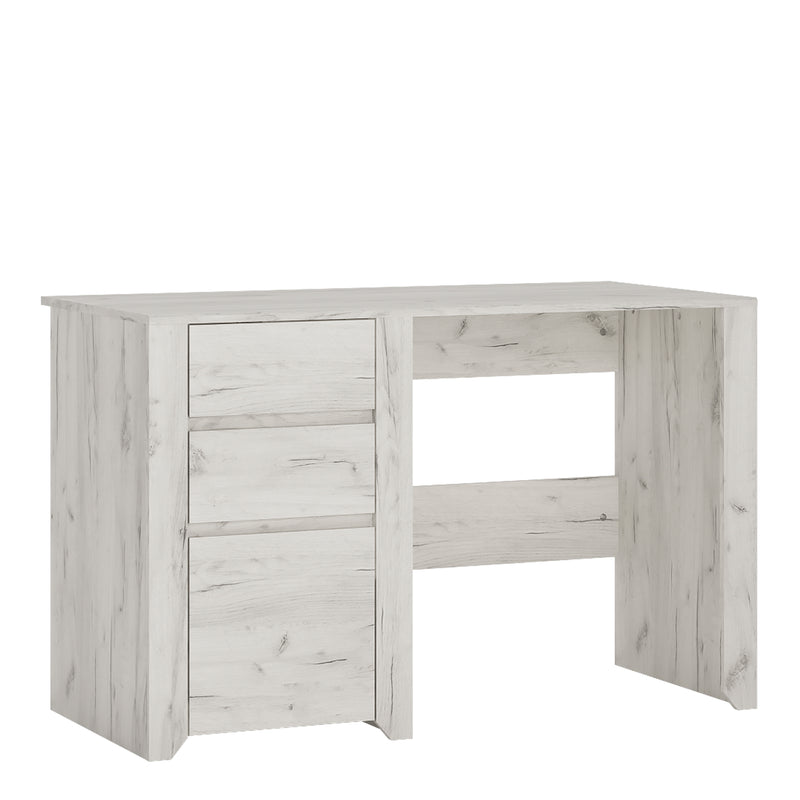Angel 3 Drawer Desk — front view