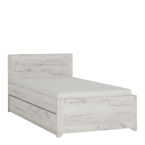 Angel Single Bed with Underbed Drawer (Inc Slats) — front view