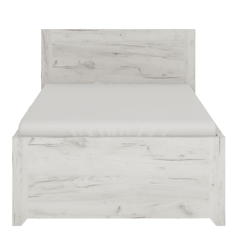 Angel Single Bed with Underbed Drawer (Inc Slats) — side angle