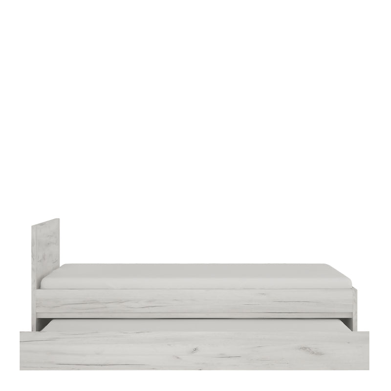 Angel Single Bed with Underbed Drawer (Inc Slats) — detail view